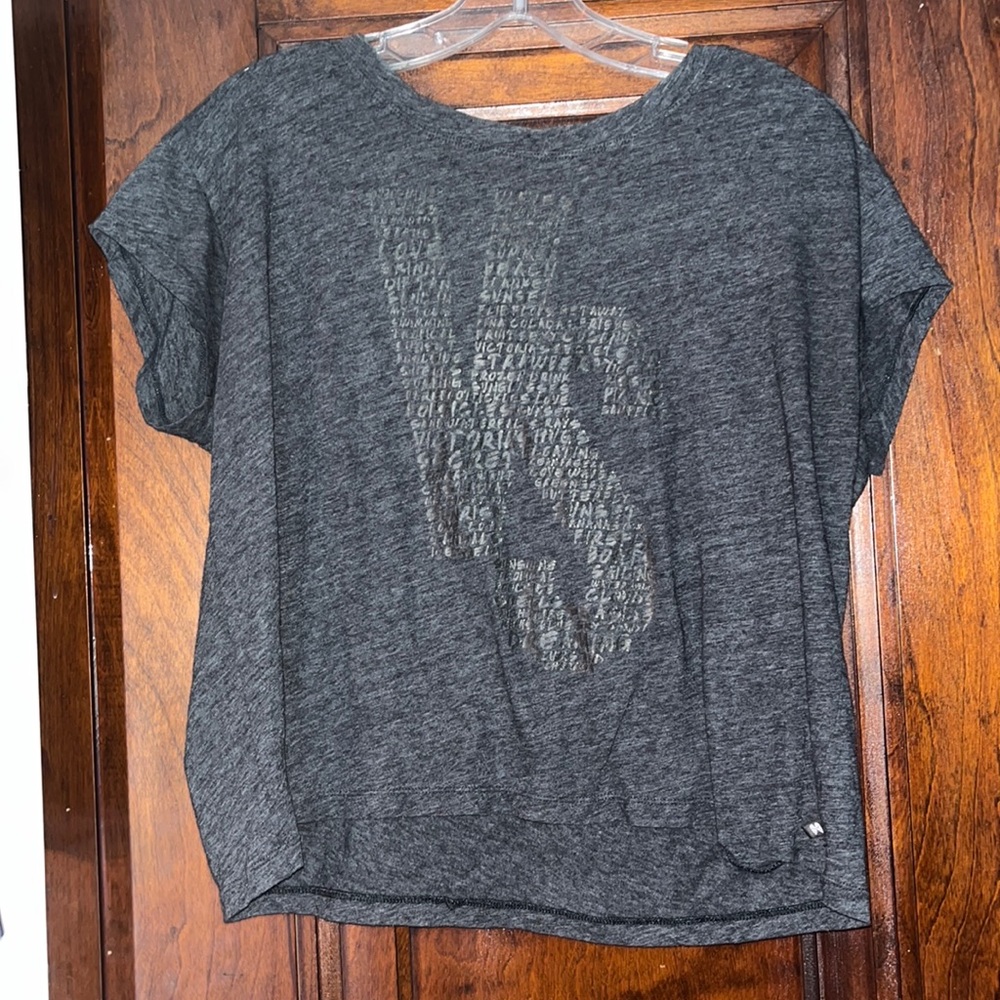 Victoria Secret t-shirt, Dark Gray, Large
